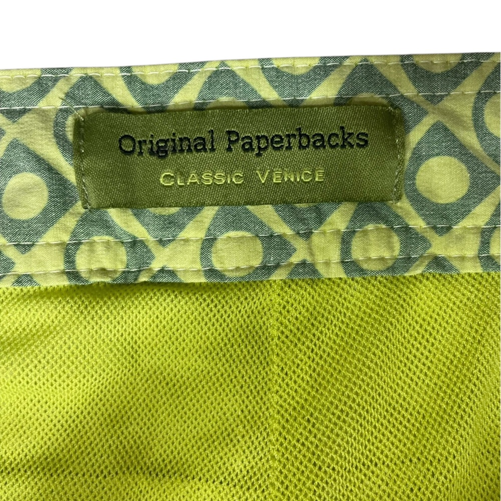 Original Paperbacks Geometric Patterned Swim Trunks - Picture 6 of 10